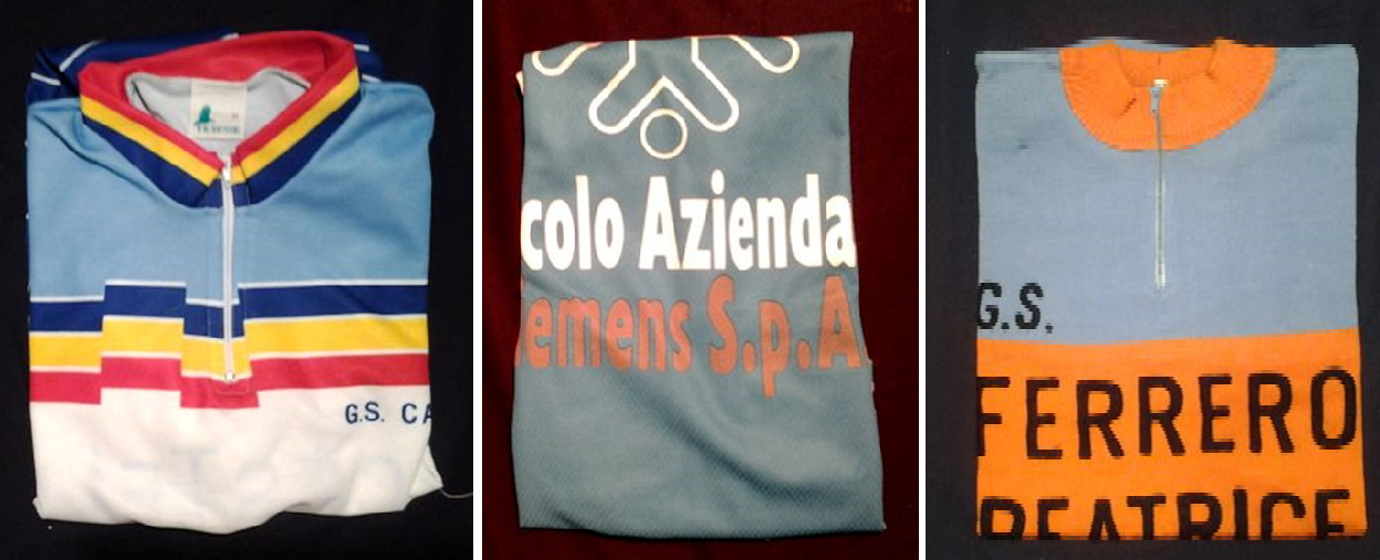 maglie donate al Santuario della Madonna del Ghisallo